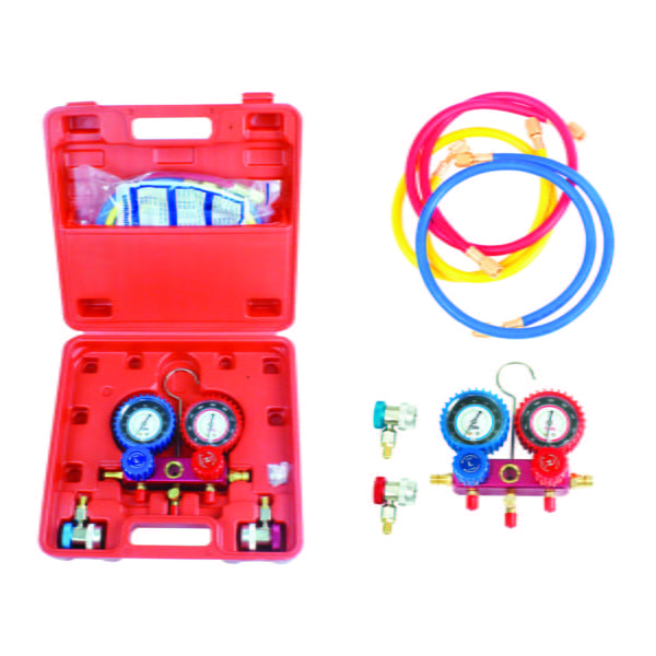 Manifold p/ Freon 134A c/ Adaptadores Weldtech