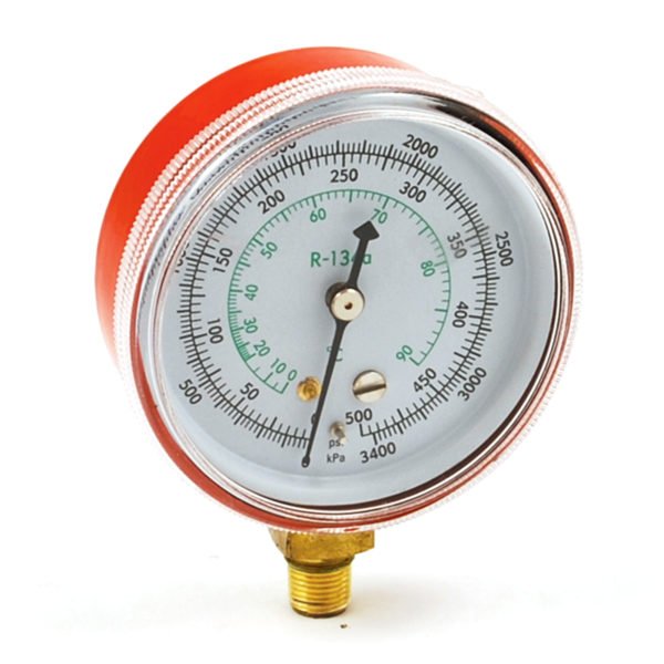 Reloj Alta P/ Manifold 134A 0-500 psi 2 1/2¨ Weldtech