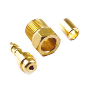 Vástago, Tuerca y Ferrule p/ Manguera de Argon 41v30R Weldtech