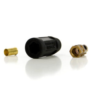 Conector Hembra t/ Dinse 10-25 mm2 200 Amp Weldtech